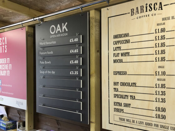 KBS Signs - case study: Open Air Kiosk