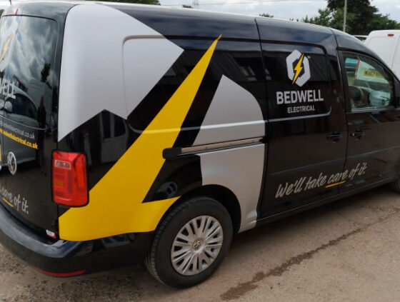 Vehicle Graphics: Bedwell Electrical van