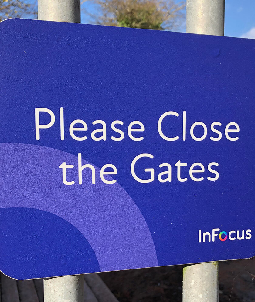 KBS Signage for InFocus Charity